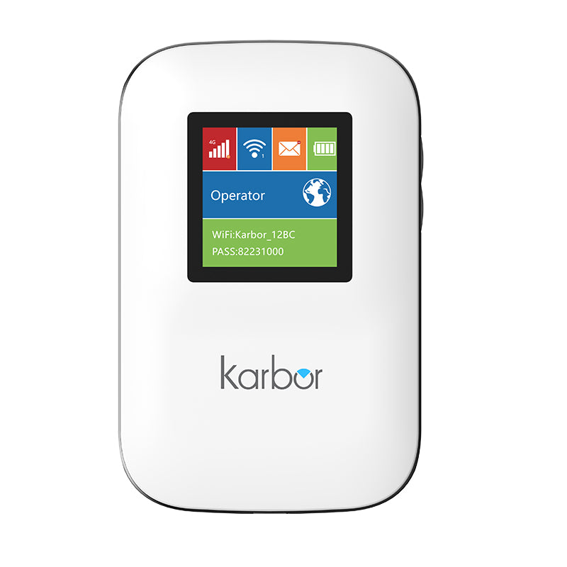 Karbor 4G LTE Portable WiFi Hotspot, Unlocked Mobile Travel Router for –  karbor