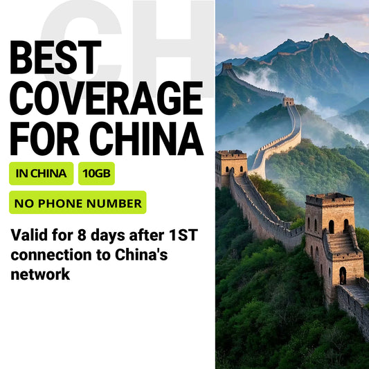 Karbor Greater China Travel SIM - Data Only SIM for China, HK & Macau - No VPN Needed, Plug & Play - 3-in-1 Prepaid Travel Card