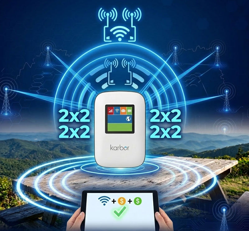 2x2 MIMO Enhanced Antenna