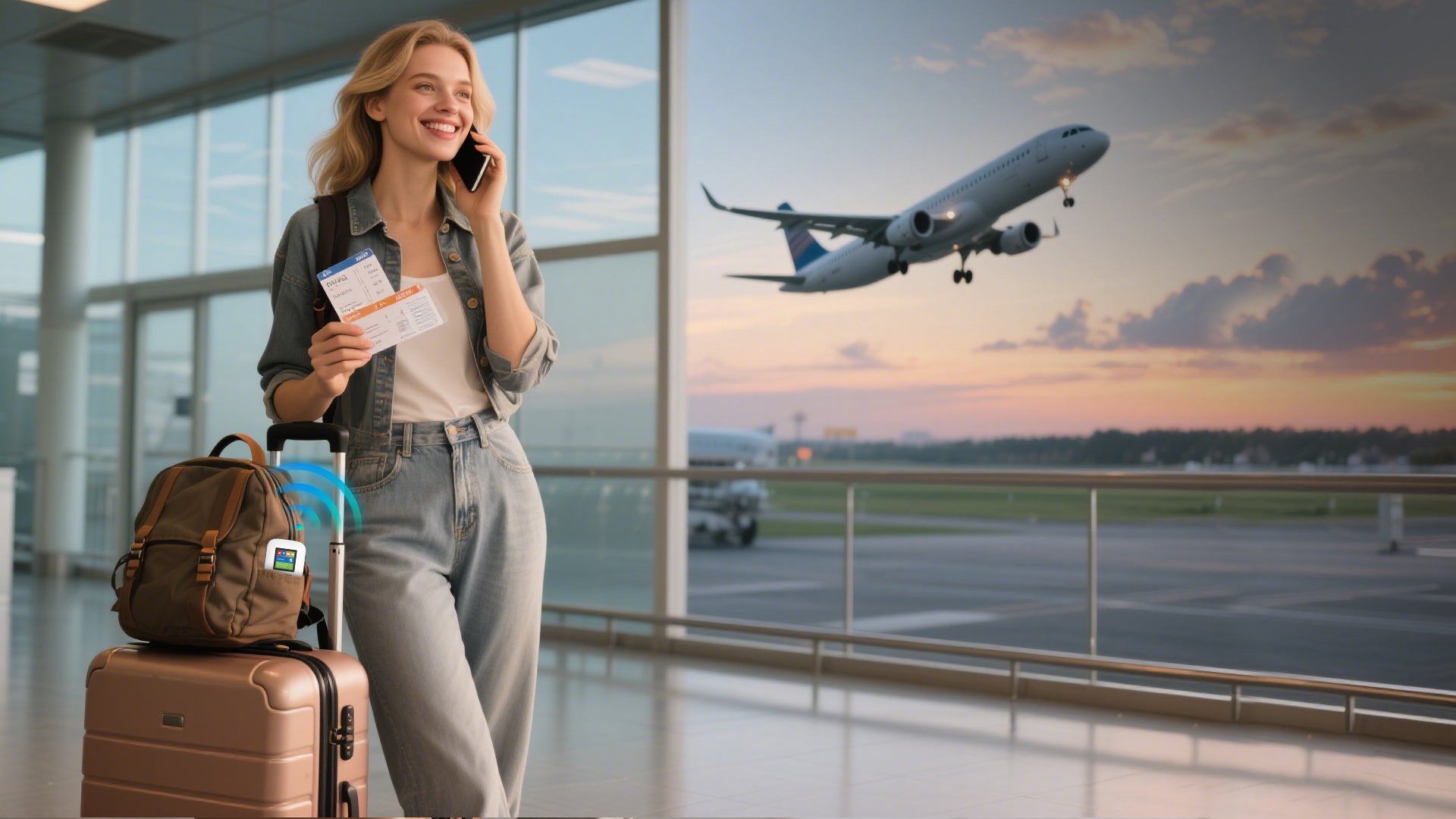 Touch down. Get online. Instantly.