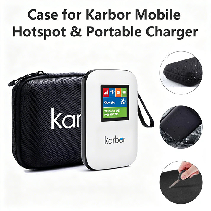Karbor 4G LTE Portable WiFi Hotspot, Unlocked Mobile Travel Router