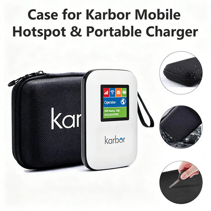 Karbor 4G LTE Portable WiFi Hotspot - Unlocked Mobile Travel Router - High Speed Wireless Internet for Travel, Business, Camping