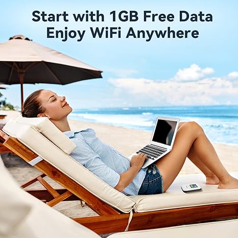 4G LTE WiFi Hotspot, Portable WiFi for Travel