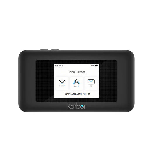 5G Mobile Hotspot with WiFi 6, Unlocked eSIM Portable Router for Travel